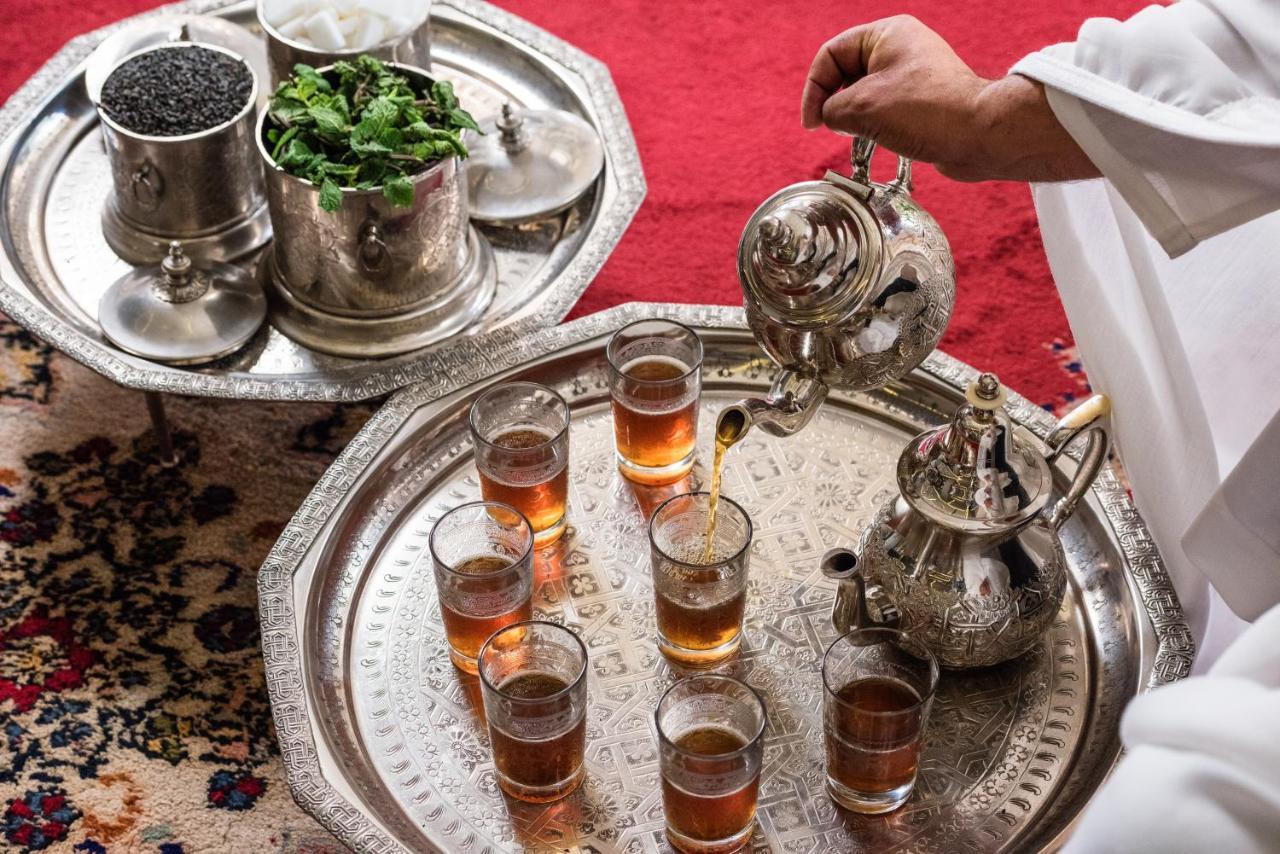玛拉巴塔丹吉尔瑞享酒店及娱乐场 外观 照片 Moroccan mint tea